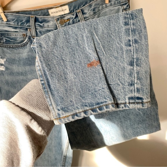 Denim Forum Light Blue Boyfriend Jeans - Picture 12 of 12